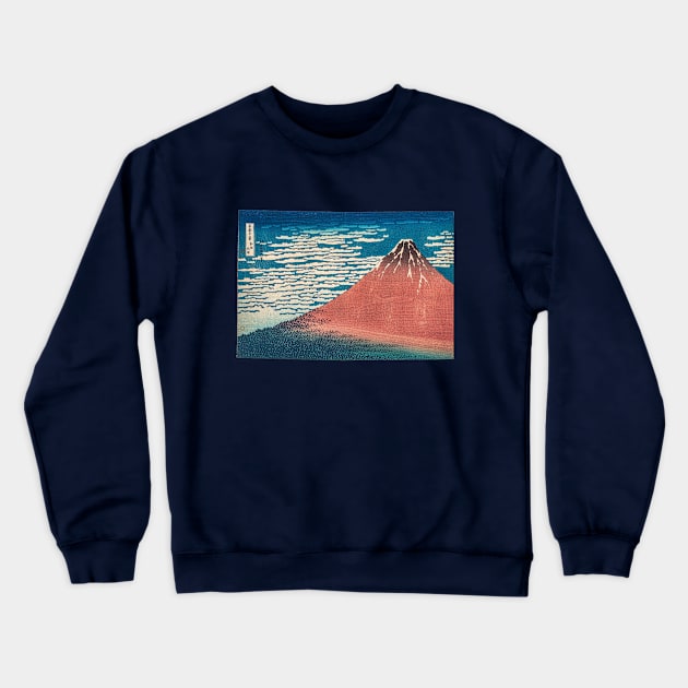 Red Fuji Crewneck Sweatshirt by GrampaTony